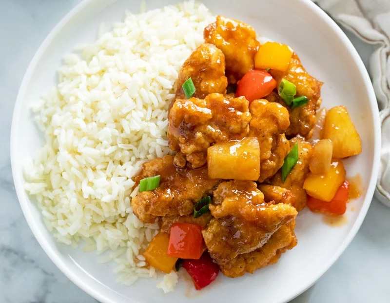 Sweet & Sour Fish Rice