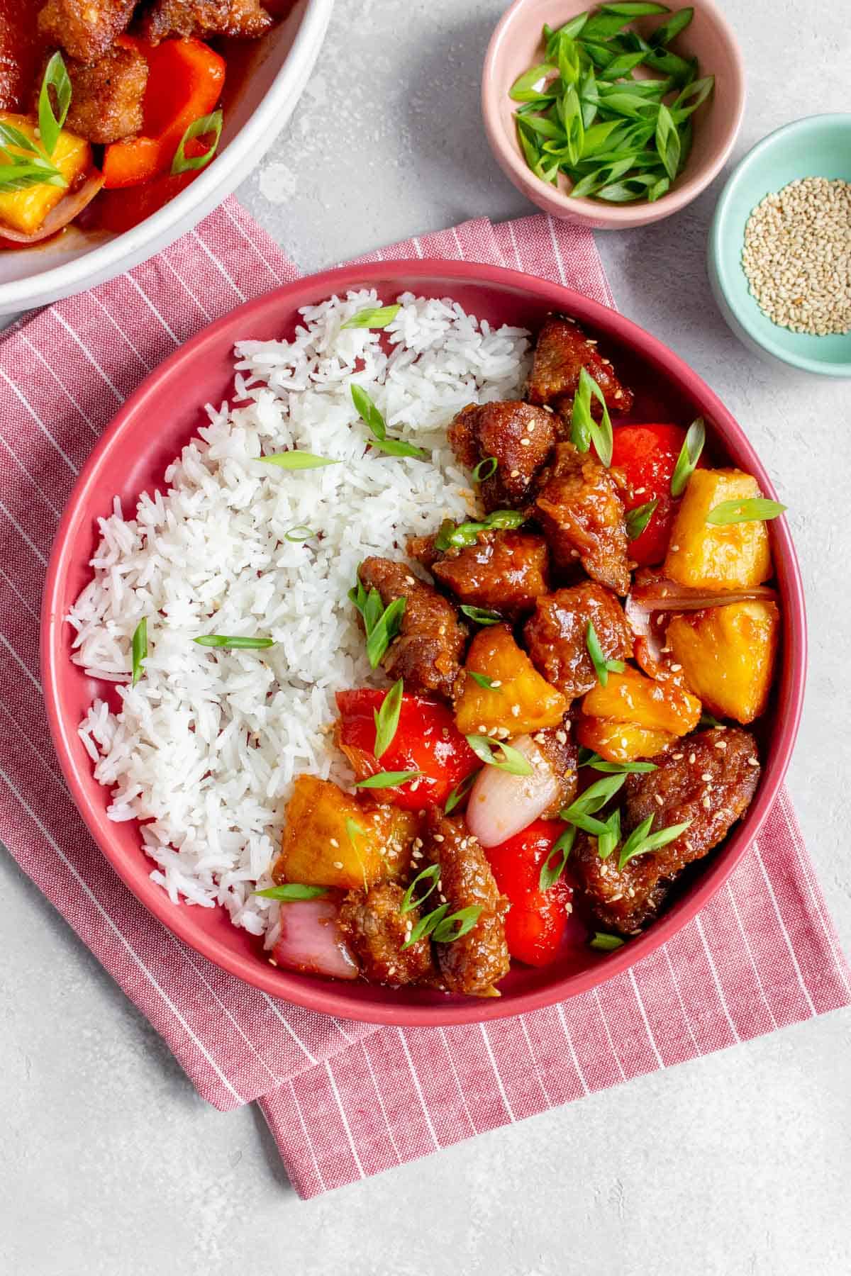 Sweet & Sour Pork Rice