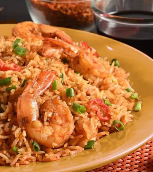 Prawns Rice with Spicy