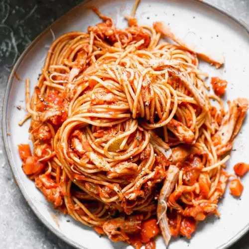Chicken Spaghetti Bolganise