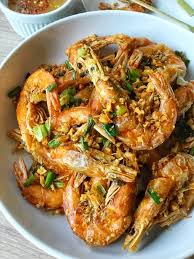 Crispy Garlic Prawns